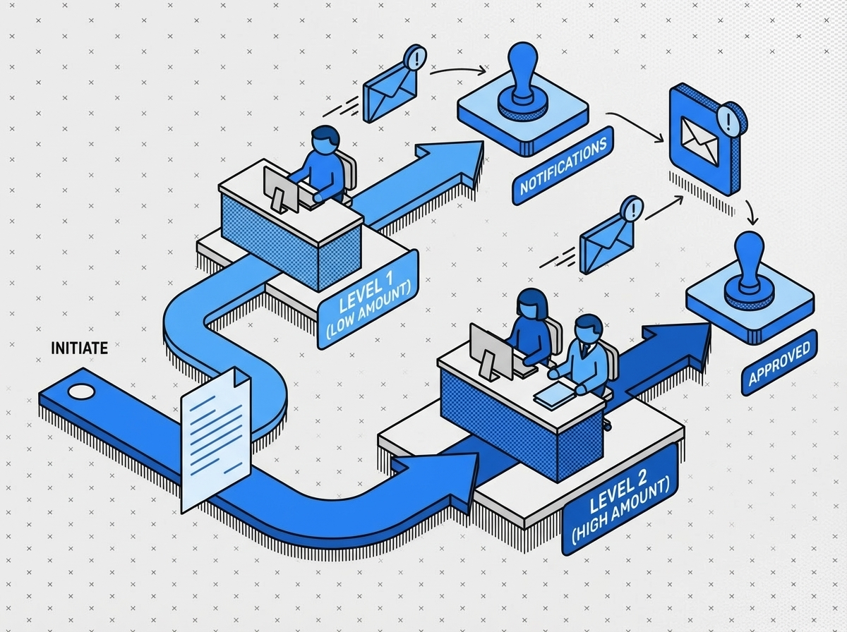 Sistema de aprobaciones configurables